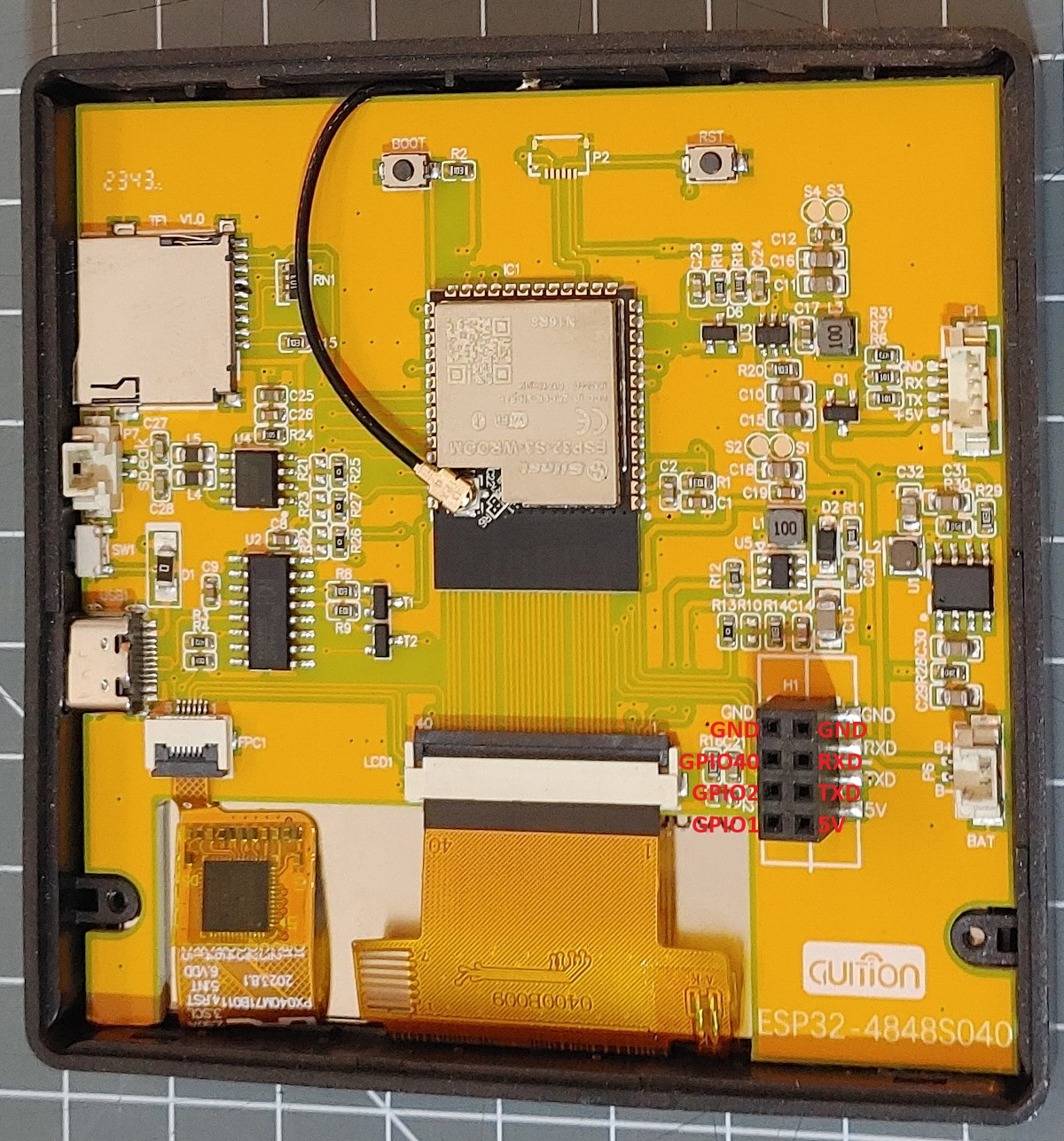 Connector pinout Connector pinout