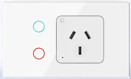 Tuya 2 Gang Switch Socket alt text